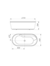 ����� ��������� BelBagno BB14-K (1780�840�590) ���������������, ��������