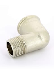 Уголок Tiemme 1/2"Вх1/2"Н лат.никелир, 1500057(1561N000404)