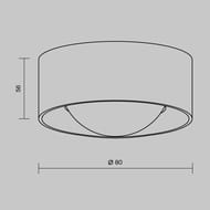 ���������� ���������� Maytoni Lumina (������) O498CL-L7B3K, 3000� 7�� IP 65, ������