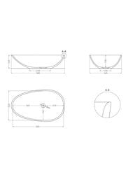 �������� SALINI Paola (580�345�140) ���������,  S-Sense, RAL 1018 ������ ��������� 1101101GF