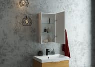 Зеркало-шкаф Континент Allure 350х650 правый, подсветка, доводчик, сенсорный выключатель