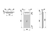 ������� Laufen ILBAGNOALESSI ONE 4.4841.1.097.200.1 (400�1000�60) � ���������� � �������� ���������������