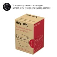Комплект инсталляции AM.PM клавиша Pro L белая + унитаз Inspire FlashClean сиденье микролифт IS49001.501700