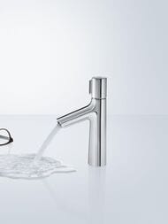 Смеситель Hansgrohe Talis Select S 72042000 для раковины, однорычаж, со сливным гарнитуром, хром — изображение 2