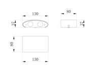 ������������� ��������� Maytoni Strato (������) O417WL-L4GR3K, 3000� 4�� IP 54, �����