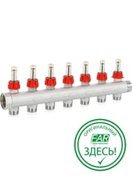 ��������� �������� FAR 1"�� �� 7 ������� 3/4" EU , � ������������, FK 3980 13407