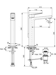 Ideal Standard Lux TONIC II ��������� ��� ����������� A6328AA ������������, �������, ������ ������