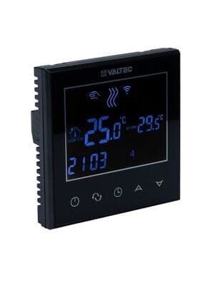 Хронотермостат VALTEC комнатный WIFI, черный. VT.AC712.B.0