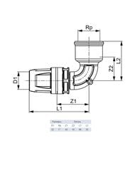  TECElogo 90* 32  1"  ,  8610206