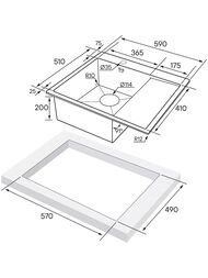 ����� ����. ����� KRONER 59F, PM225951-BSL, ���� �����, �����, 590�510��, Paulmark