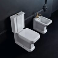 Чаша унитаза-компакта Kerasan Waldorf 411701 680х367х420 универс. выпуск, без сиденья, белый