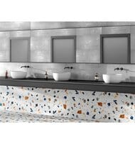 Керамогранитная плитка Staro Silk Terra White Matt (600х1200) тераццо, многоцветная (кв.м.)