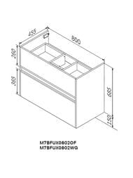    AM.PM 80 AM.PM Sense M7BFUX0802WG (800685455) 2 , .,  