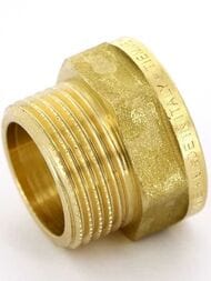 Переходник Tiemme 3/4"Вх1/2"Н латунь, 1500043(1551G000405) — изображение 3