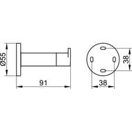 ������ Keuco Plan 91 ��, ���������, ���������, � ������ ��� ������, ����/������ 14911010000