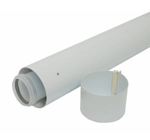 Труба удлинительная VAILLANT DN 60/100 длиной 1000 мм, в комплекте с хомутом 303802