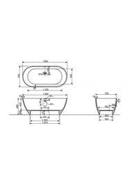 ����� �� �������������� ����� Estet ������ 1600�750 ���� RAL7030