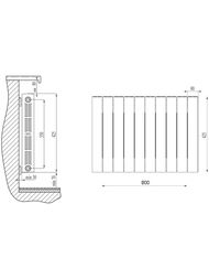 �������� ��������������� RIFAR SUPReMO Ventil 350 VR 10 ������, 1500 ��, �� ������