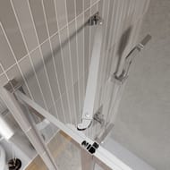 Душевой уголок BelBagno LUCE-A-22 (1050х1050х1950) LUCE-A-22-80+25-C-Cr стекло прозрачн./проф. хром