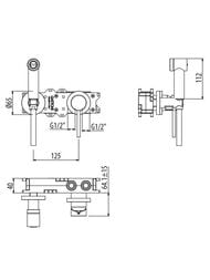 ������������� ��� GATTONI Circle Two 9111/91CO ������,���������, ������������� �����, ����