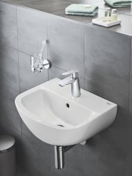 Мини-умывальник Grohe Bau Ceramic 39424000 подвесной (453х151х354)