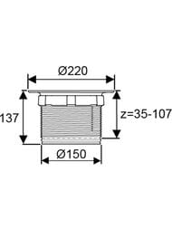    Uponor Drain 150, 35-107, 1093091