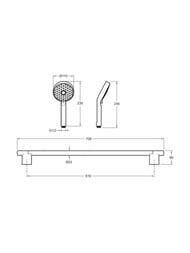   Jacob Delafon AWAKEN Geometric  d110, , ,  E99898RU-CP