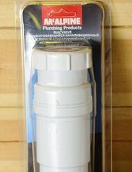 Сливной клапан McAlpine MACVALVE с сухим сифоном Ду=40, гайка-гайка, MRNRV40C