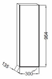 ����� Jacob Delafon RYTHMIK (300�135�964) EB1059G-G80 �����, ������-����������
