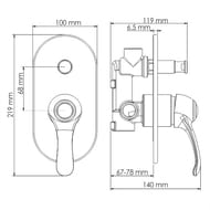 ��������� ��� �����/���� WasserKRAFT Isar 1361 ������������, ������ ������