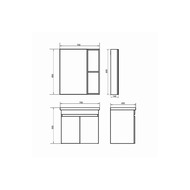 ����� COMFORTY ����-70�� (700�550�450) ���������, � ���������, ����� ������� 00-00006118