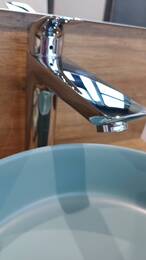 Уценка! Смеситель Hansgrohe Logis 71091 для умывальника, высокий фикс. излив, без донного клапана - уценка. — изображение 2