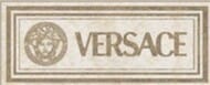 Уценка! Вставка VERSACE Palace Gold White Firma 8921 (40х95) белый+золотистый (шт.) - уценка. — миниатюра 1