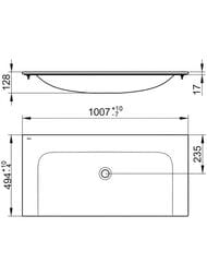 �������� Keuco Plan 1007�494 ���������, ��� ��������� ��� ��������� � ��������, ����� 32970311000