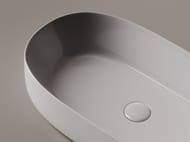 Раковина накладная Ceramicanova Element 675х350х140 овальная, без перелива, цвет: белый CN5022
