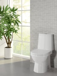 Унитаз компакт Sanita Luxe NEXT Comfort (649x355x770) сиденье из дюропласта, микролифт WC.CC/Next/2-DM/WHT.G/S1