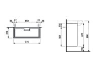 ����� ��� �������� Laufen NEW CLASSIC 406042 (775�315�675) 2 �����, ������ ���