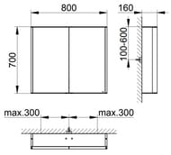 - Keuco Royal Match 800x700x160 , , , ,. 12802171301