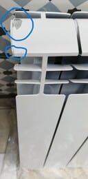 Уценка! Радиатор алюминиевый, 8 секций TENRAD 500/100, 1520 Вт - уценка. — изображение 2