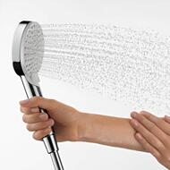 Душевая система Hansgrohe Vernis Shape 26098000 1jet термостат для ванны, EcoSmart, верх/руч.душ, хр
