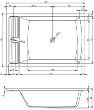 ����� ��������� RIHO SAVONA 190�130 ��� ������������, �������������, � �������������