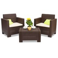   B:RATTAN SET NEBRASKA TERRACE (75x58x80) 2 , , 