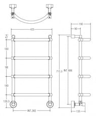 ����������������� ������� Margaroli Luna 432-4 (713,5�425) ������, 4323704OBN