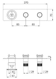 ��������� ��� ���� Remer Chrono CH98D2WBRP, ���� �������������