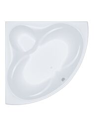 Ванна угловая Triton Сабина (1600х1600) с каркасом и сливом-переливом V53O+V69+CK60PF