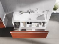 Умывальник RAVAK CLEAR (800х380х120) мебельный, белый, с отверстием под смеситель