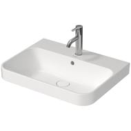 Раковина DURAVIT HAPPY D.2 PLUS 600х460 антигрязевое покрытие WonderGliss, белая 23606000001