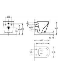 ������ KERAMA MARAZZI Cubo ��������� ������������, � �������� � ��������, ����� CU.wc.02