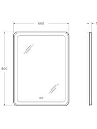 ������� Cezares MULTICOLORE (600�800�30) CZR-SPC-MC-600-800-RGB-TCH  ������. ����.,�����. RGB