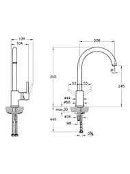 ��������� ��� ����� Vitra Minimax S �������������, ������� ���������� ����� 245��, ���� A42091EXP